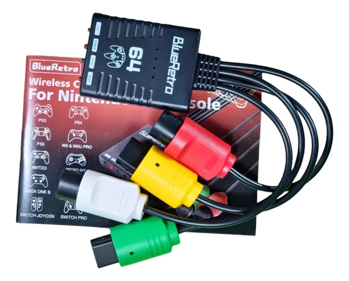 Adaptador Blueretro 4 Mandos Bluetooth Nintendo64 Servitae - Imagen 5