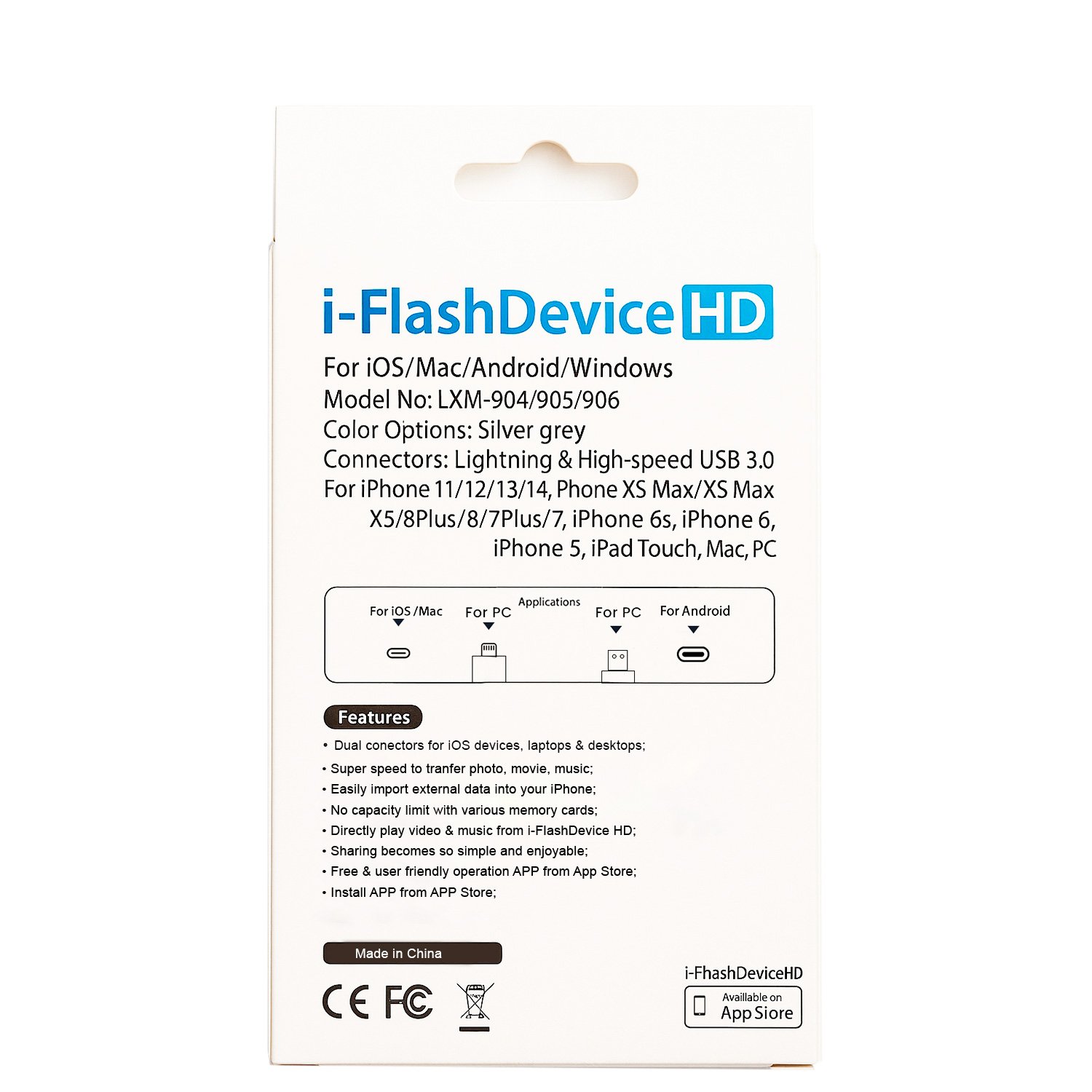 Memoria Otg 4 En 1 iPhone Android iPad Pc Usb-c Lighting 2tb - Imagen 2