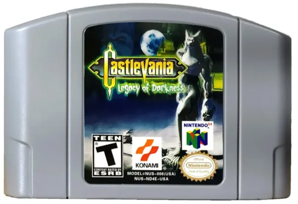 Cartucho Castlevania Legacy Of Darkness Estandar nuevo para N64