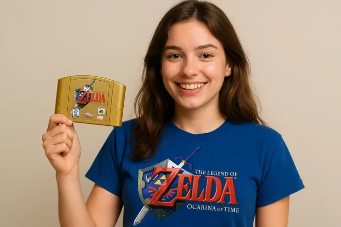 The Legend Of Zelda Ocarina Of Time N64 Español Dorado