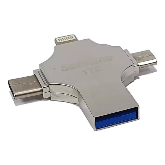 Memoria Otg 4 En 1 iPhone Android iPad Pc Usb-c Lighting 1tb - Image 2