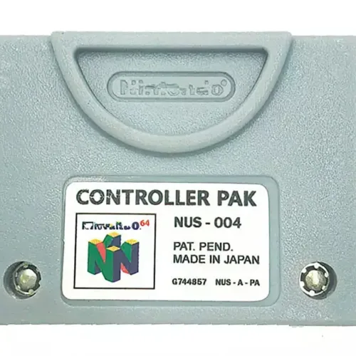 Tarjeta de memoria de 256 KB (controlador Pak) para consolas N64