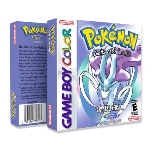 Juego Pokemon crystal version para GameBoy color