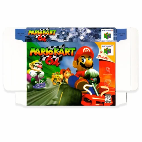 Caja y manual Mario kart 64