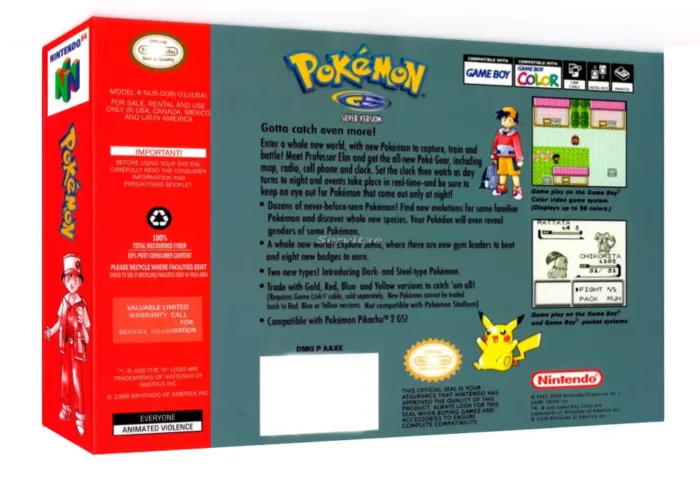 Revive La Emoción Con Pokémon Silver Version Nintendo 64 - Image 3