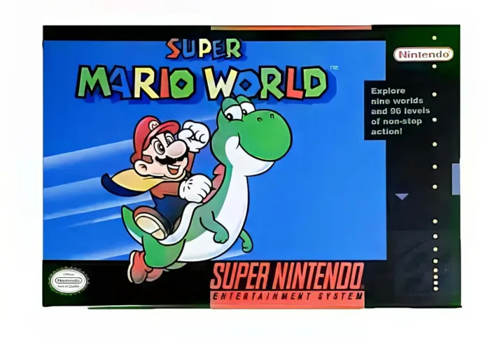 Super Mario World En Caja Snes Nuevo Sellado Con Acrílico