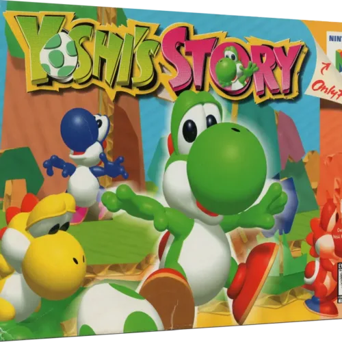 Yoshi Story en caja para nintendo 64