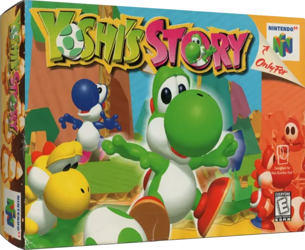 Yoshi Story en caja para nintendo 64