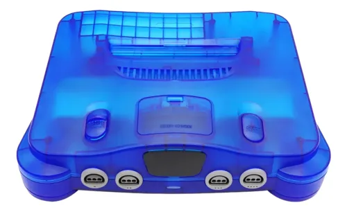 Carcasa para nintendo 64 color azul