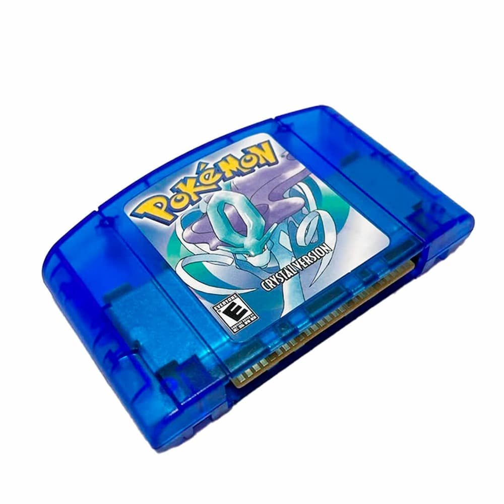 Cartucho Pokemon versión cristal para N64