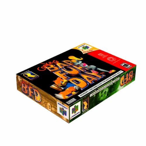 Caja y Manual para cartucho Conker Bad Fur Day N64