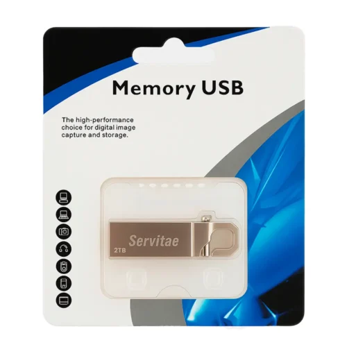 Memoria USB 2TB con llavero marca Servitae