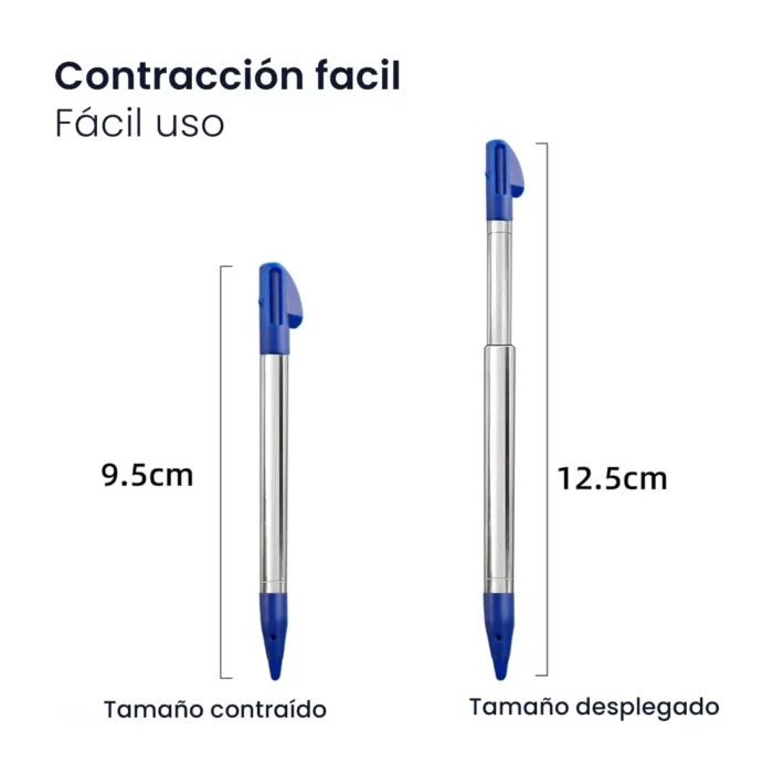 Pluma Retráctil Stylus Metalico Para Nintendo 3ds - Image 2