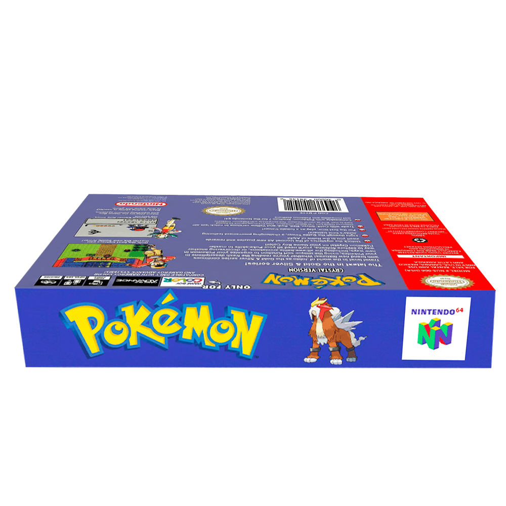 Pokémon versión crystal para nintendo 64