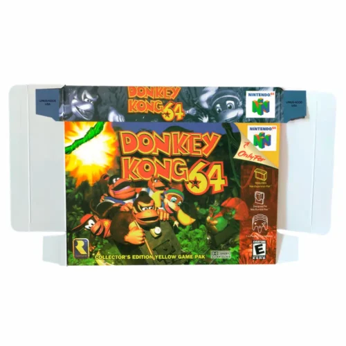 Caja y manual Donkey Kong N64