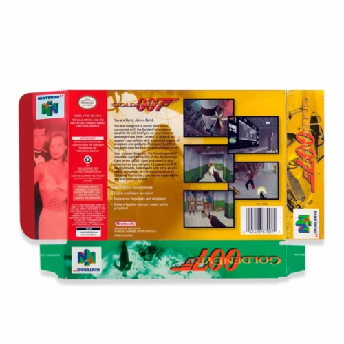 Caja y Manual Smash Bros N64