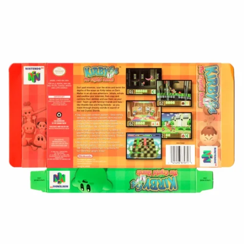 Caja y Manual Kirby The Cristal Shards