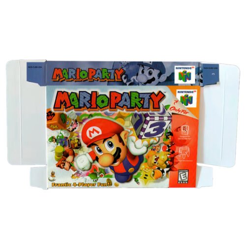 Caja y manual para cartucho mario party 1