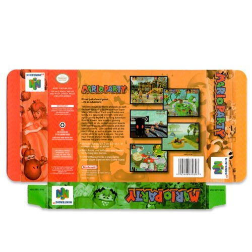Caja y manual para cartucho mario party 1