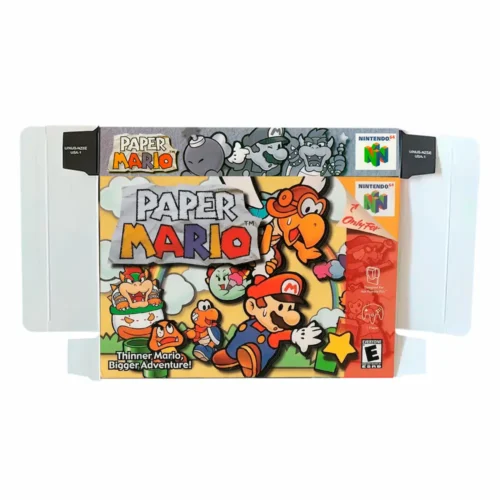 Accesorios Caja y manual paper mario N64