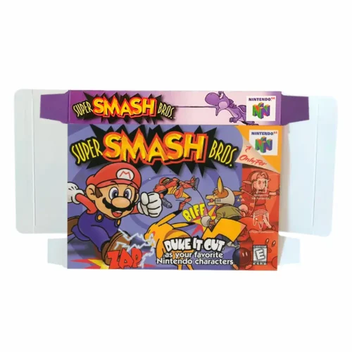 Caja y Manual Smash Bros N64