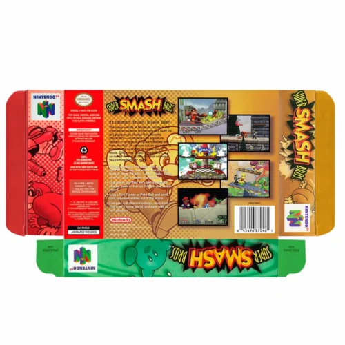 Caja y Manual Smash Bros N64