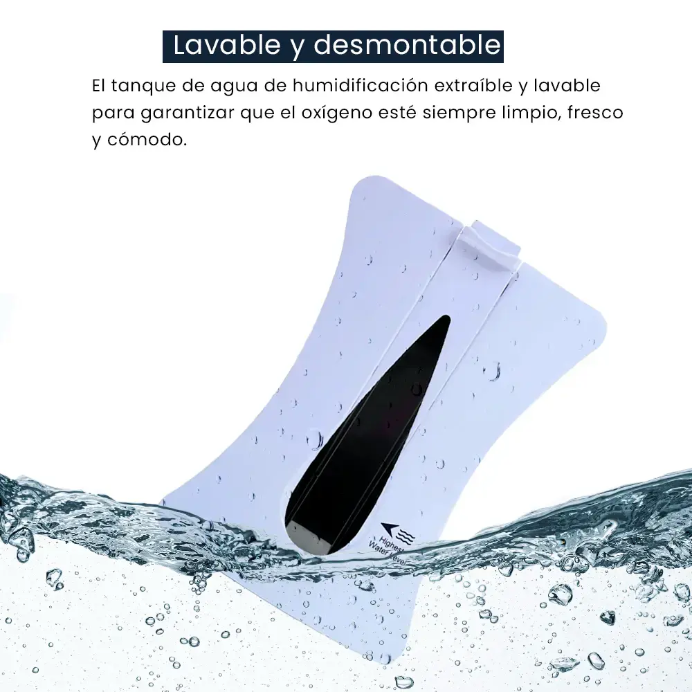 Vaso Dedakj De-2A para concentrador de oxigeno