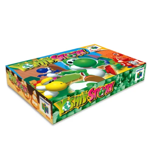 Yoshi Story Juego completo con Caja y mnaual para N64