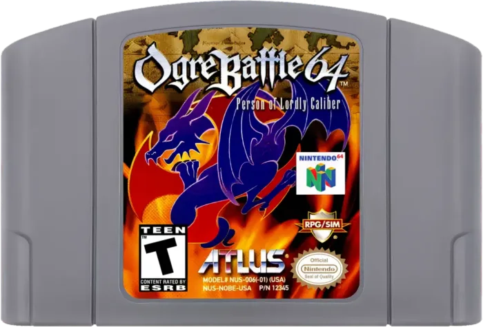 Ogre Battle 64 Person of Lordly Caliber Nintendo 64 Retro