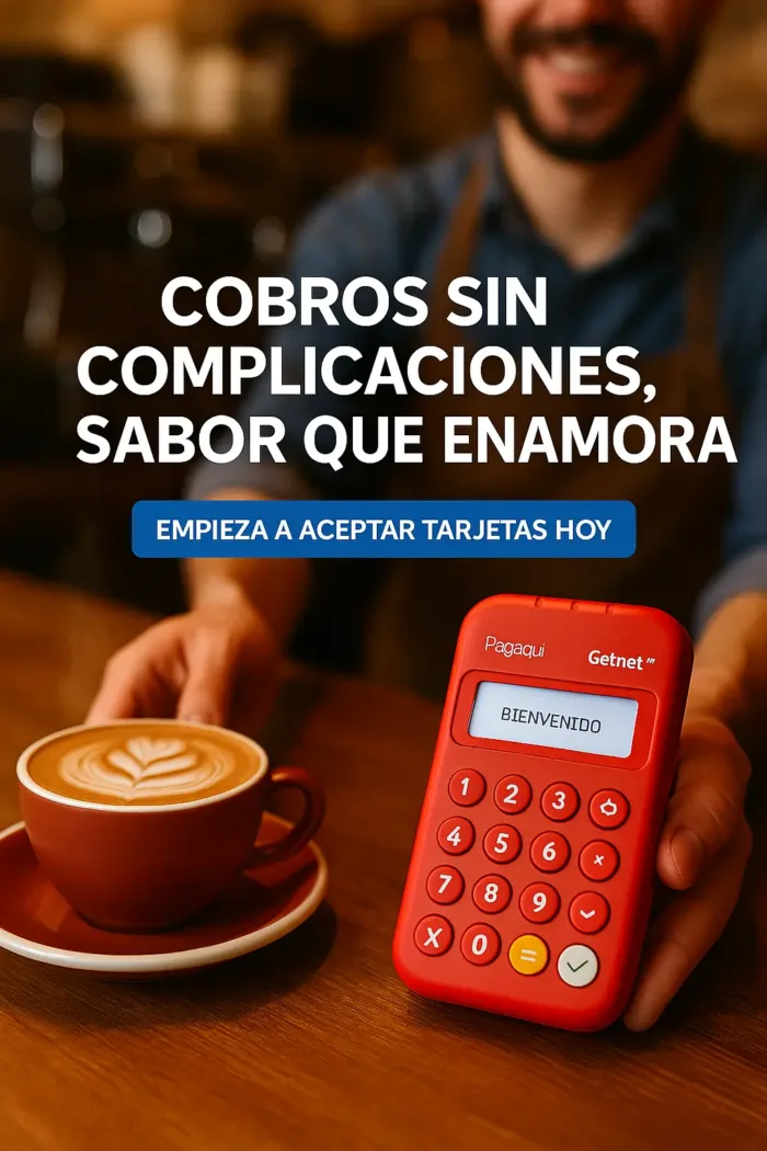 Terminal Go Pagaqui portátil para pagos con tarjetas y recargas