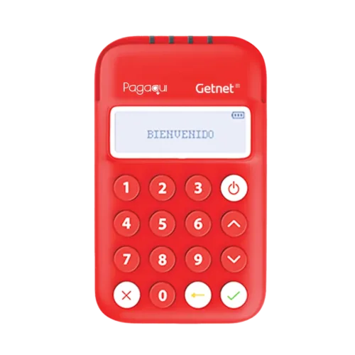 Terminal portátil Pagaqui Go para aceptar pagos con tarjetas de crédito y débito sin renta mensual
