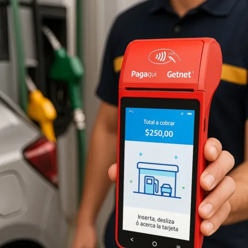 Terminal Max Pagaqui acepta tarjetas de crédito, débito, Bienestar, vales y wallets digitales como Apple Pay y Google Pay