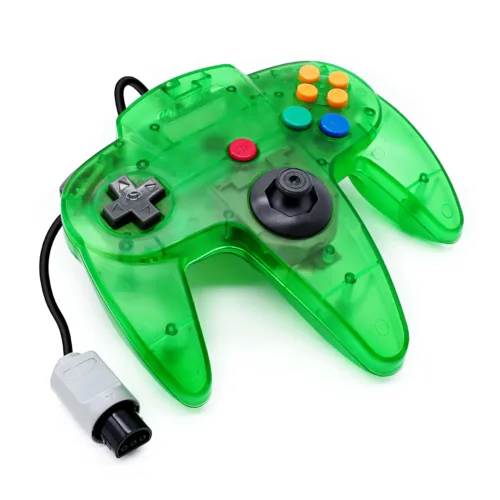 Control Joystick Para Nintendo 64 Varios Colores Servitae Verde Transparente