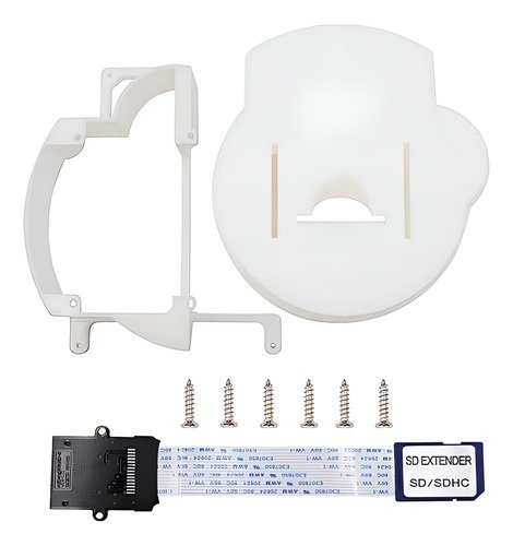 Kit de extensión SD con adaptador NGC GC Loader para GameCube color blanco con todos los componentes