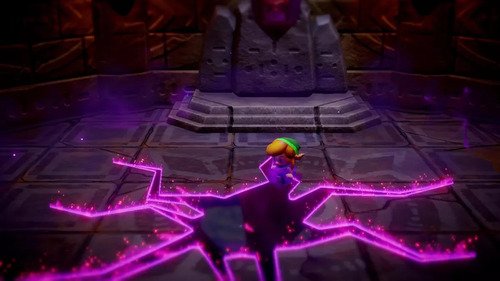 Zelda utilizando el Báculo de los Ecos para crear copias de objetos durante el gameplay