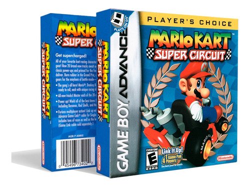 Caja original de Mario Kart Super Circuit para Game Boy Advance en perfecto estado coleccionable