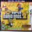 Videojuego New Super Mario Bros 2 para Nintendo 3DS en empaque original sellado, ideal para coleccionistas