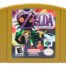 Portada oficial del juego The Legend of Zelda Majora's Mask edición estándar física para Nintendo