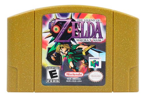 Portada oficial del juego The Legend of Zelda Majora's Mask edición estándar física para Nintendo