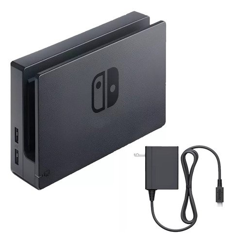 base dock cargador hdmi para nintendo switch con adaptador de corriente y cable, compatible con todos los modelos