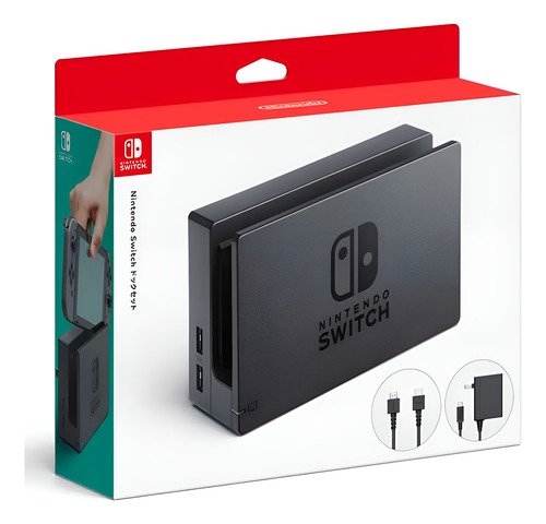 base dock cargador hdmi para nintendo switch con adaptador de corriente y cable, compatible con todos los modelos