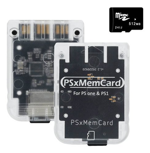 Tarjeta de memoria oficial PS1 Psxmemcard Gen2 para guardar partidas de PlayStation One, compatible con consolas PS One y PSX