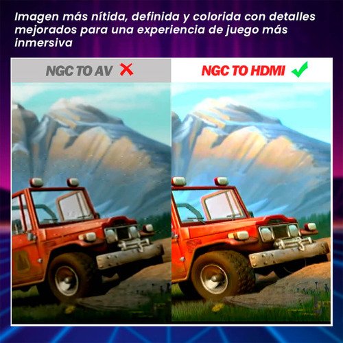 Adaptador Gc2hdmi Hdmi Bitfunx Nintendo Gamecube - Imagen 6