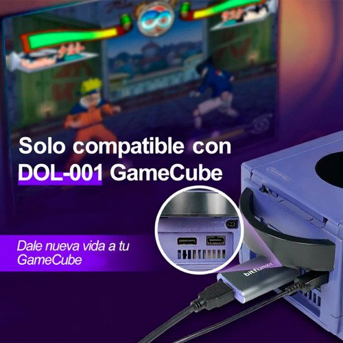 Adaptador Gc2hdmi Hdmi Bitfunx Nintendo Gamecube - Imagen 5