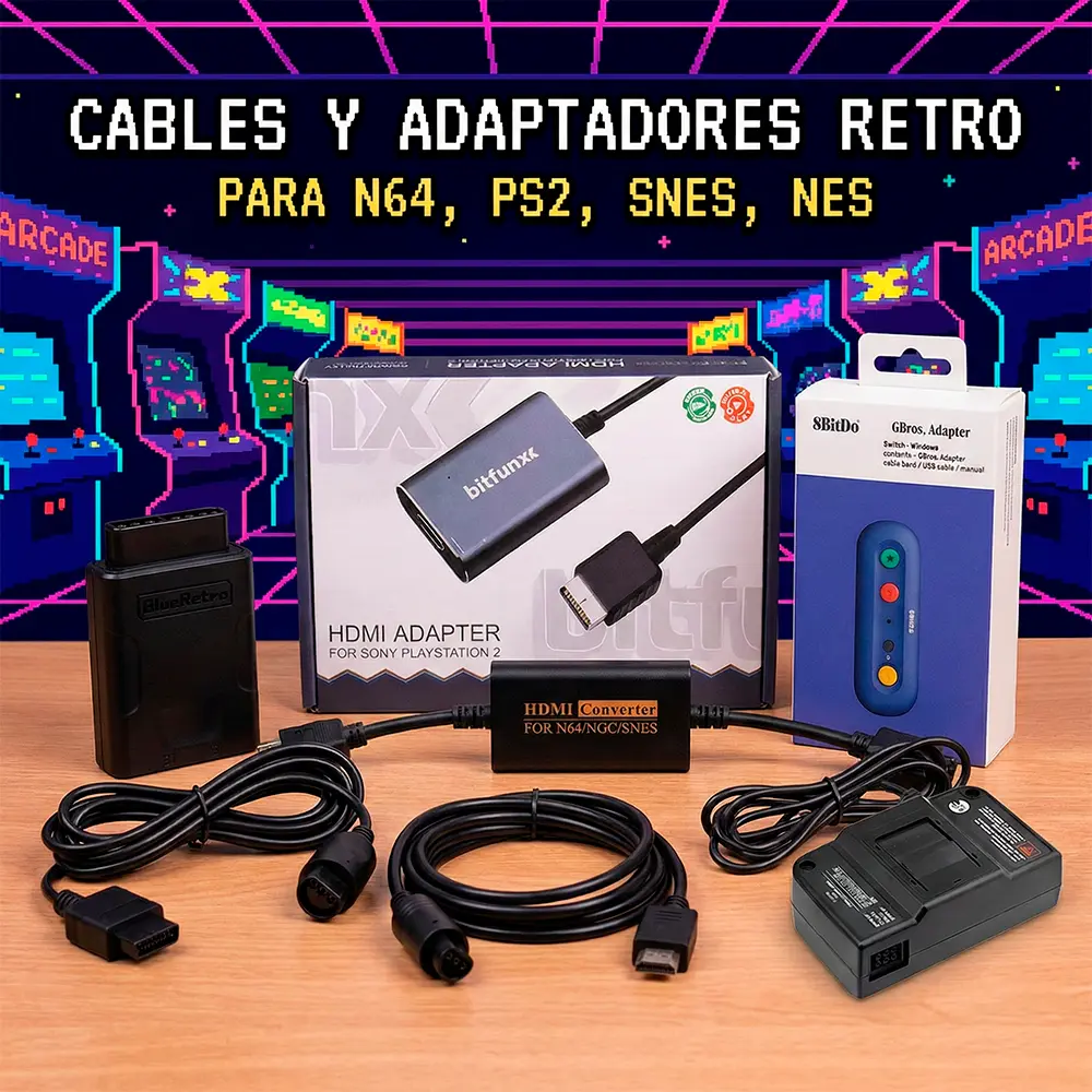cables y adaptadores para consolas de videojuegos