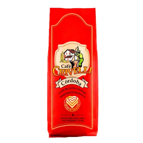 Café molido Crivelli Cordoba en presentación de 500g