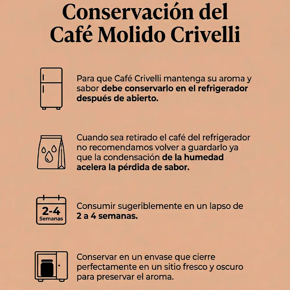 Café molido Crivelli Cordoba