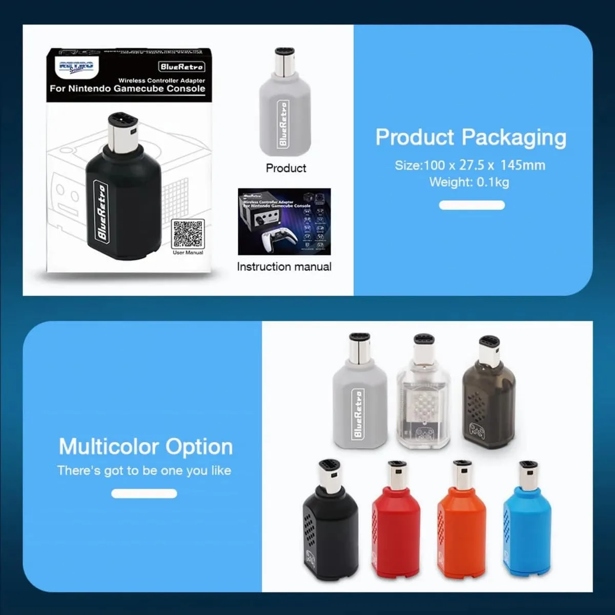 Adaptador 1 Mando Inalámbrico Bluetooth Bitfunx Gamecube - Imagen 7